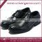 Black Cowhide Leather Officer Business Men Shoes