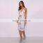 Marble Print Plunge Midi Dress Girl's Dress Design