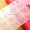 A5/A6 timetable board for planner transparent PP spacer for notebook customizable elastic board