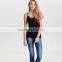 white black camisoles for women narrow shoulder straps slim lace tank tops