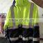 PU COATING UPF 50+ CUSTOMIZED HI VIS YELLOW WORK JACKET