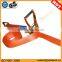 25mm ratchet cargo lashing strap with S hooks from china manufactory
