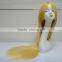 China Wig Supplier High Quality Synthetic Hair Fiber Making Cosplay Wig,Blonde Wig