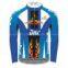 high quality heat transfer digital printing long-sleeved cycling wear
