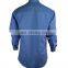 Good quality 100% cotton fire retardant FR long sleeve safety shirt with logos