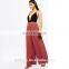 Ladies Fashion New Design Pleated Wide Leg Pants