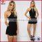 Black hight quality party one piece jumpsuit for women playsuit