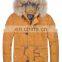 Men's Winter Warm Down Jacket With Real Fur on Hood