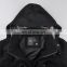 lastest design mens stylish cow buckle hooded 100% cashmere coat