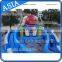 New Design Bull Demon King Giant Inflatable Water Park with Stable Rampart Swiming slides for Sale
