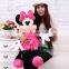 HI Valentine giant plush gift mickey minnie kiss lips heart bear,lovely cartoon character stuffed giant Mickey doll