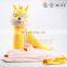 ICTI auidted plush baby toy pillow blanket 2 in 1