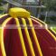 large inflatable double tube slide with pool, inflatable water park slides for sale