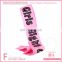 Hen Party Satin Bride Sash Pink for Party City