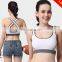Excellent quality promotional hot sale zipper sport bra