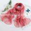 Ladies spring floral Muslim hijab,stereo embroidery pattern, plain silk chiffon shawls,women scarves