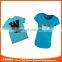 Promotional blue comfortable short sleeve tshirt