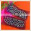 2016 Fashion beaded sleeve/Embroidery cuff for ladies apparel in gunmetal color