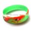 New party favor printed silicone wristband with custom design logo