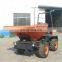 3ton big sale site dumper, dumper with 180 degree turning bucket, four wheel drive site dumper