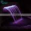 Water Decoration Led Lighting With Led Light Strip Spa Water Indoor Waterfalls For Homes