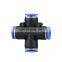 water pipe connector four way tee pipe fitting