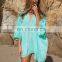 Departure Beach Dresses Wear Cover Up Saida De Lace Swim Kaftan Lace Bikinis Beach Shirt Size Loose Woman Solid Cotton Sierra