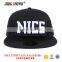 Flat bill 6 panel cap fashion,6 panel cap in china
