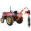 Tractor attached mini soil earth auger post hole digger for tree planting