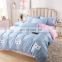 2020 instagram hot sell washed silk polyester fabric cooling touch reactive printing luxury design summer comforter bedding set