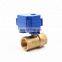 DN15-25 G1/2&quot; to G1&quot; 2 way mini electric actuator control ball valve with signal feedback