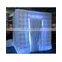 White Inflatable Led Cube Photo Booth Room Cabin Studio Booth With rgb Lights