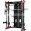 Body Building Cable Crossover Multifunctional Power Cage Squat Rack With Weight Lifting Training Gym Smith Machine