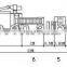 extruded snack food processing line