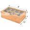 Useful vintage chest empty wooden gift storage tea box