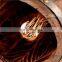 Tonghua Ceiling Wood Wine Barrel Lamp Hanging Fixture LED Bulb Pendant Downlight For Bar Cafe Atomasphere Restaurant Chandelier