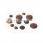 Decorations craft sewing brown real coconut button