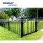 Easily assembled security aluminium metal slat aluminum boundary wall fence aluminum