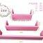 Eco-friendly set of 3 piece floating wall shelf ledge