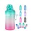 poly clear 24oz recycling pink plastic drinking leak proof bpa free tritan sports 1 gallon blank fitness bottles