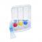 Hot sale Incentive deep 3 ball breathing exerciser/respiratory exerciser
