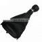 5/6 Speed Car Black Gear Shift Knobs Boot For VW