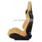 Adjustable Racing Seat PVC Leather  sports seat with single sliders