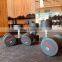 life fitness rubber heavy exercise dumbbell set