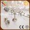 Fancy Transparent acrylic finial decor curtain rod set wholesale