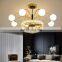 Home Decorators LED Pendant Lamp for Bar Restaurant Chandelier Simple Indoor Glass Crystal Hanging Light