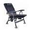 Factory Direct Selling Luxury Fishing Chair Adjustable Back With Metal Accessories Aluminum Alloy Foldable Portable