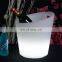 Custom Logo Wine Ice Bucket Drink Containers Battery Powered Waterproof rgb plastic LED Ice Bucket for Party Home Bar