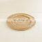 Brown Rattan Charger Handwoven Natural Rattan wall decoration Table mat Wholesale In Bulk Handwoven