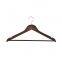 Promotion Wholesale Wooden Clothes Hangers with Bar Vintage Suit Hanger